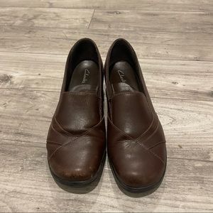 Clarks Women's Brown Comfort Shoe Size 9.5